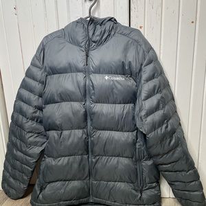 Grey Columbia puffer jacket